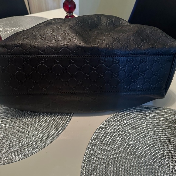 Gucci Guccissima Large Sukey Tote Bag Black - Picture 3 of 5